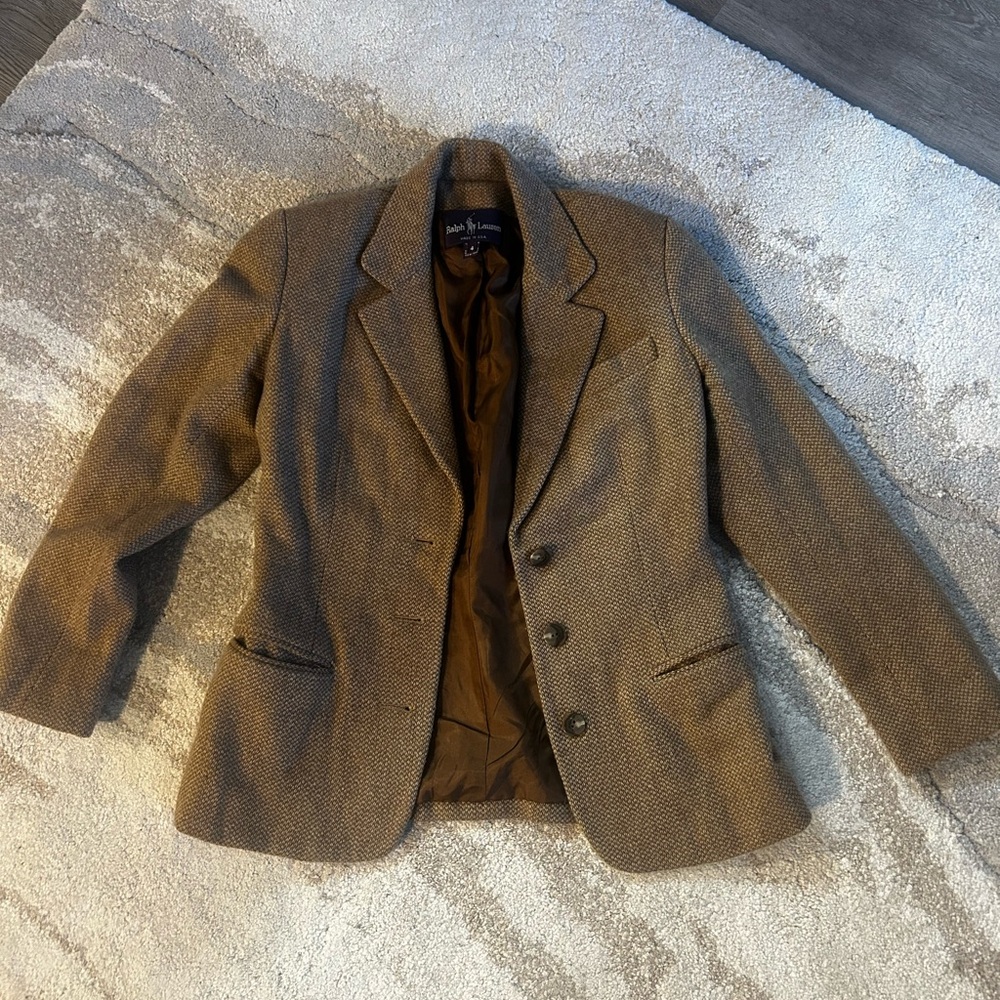 Ralph Lauren Purple Label Wool Blazer womens Size 4